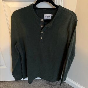 Goodfellow Long Sleeve Henley & Long Sleeve Pocket Bundle